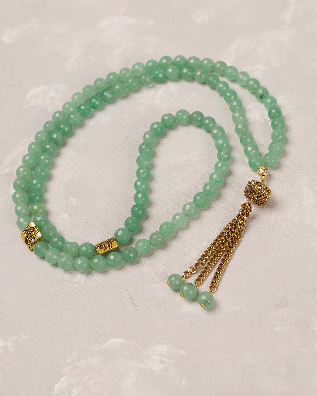Natural Aventurine 100 count tasbih