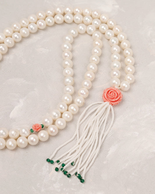 100% Natural Pearl Real Silver 100 count tasbih