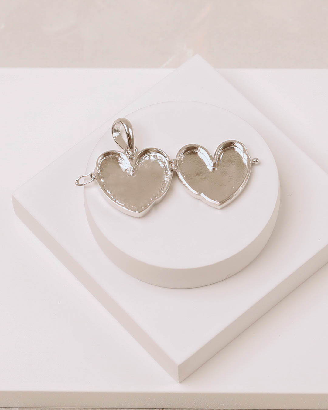 Ya Fatema Heart Pastel Taweez - 925 Silver
