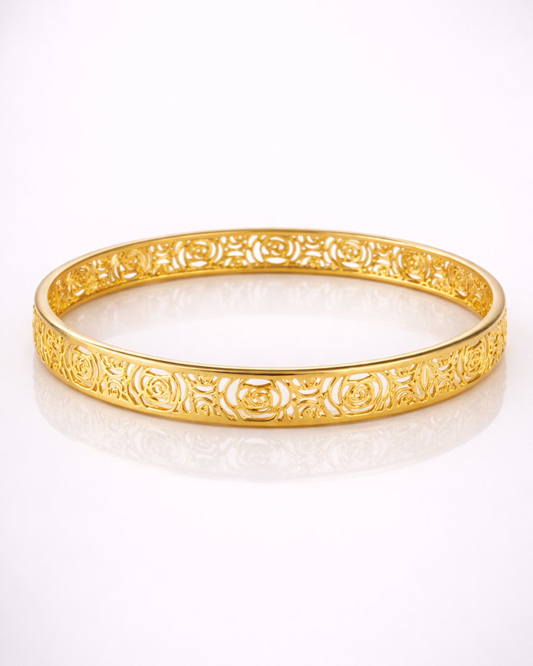 Rose Bangle (925 Silver)