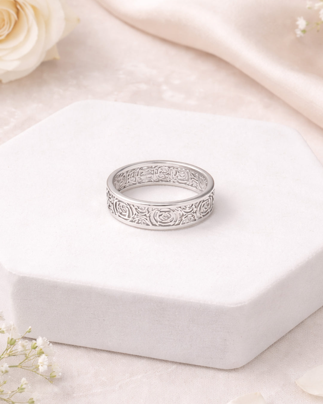 Rosè Band Ring (925 Silver)
