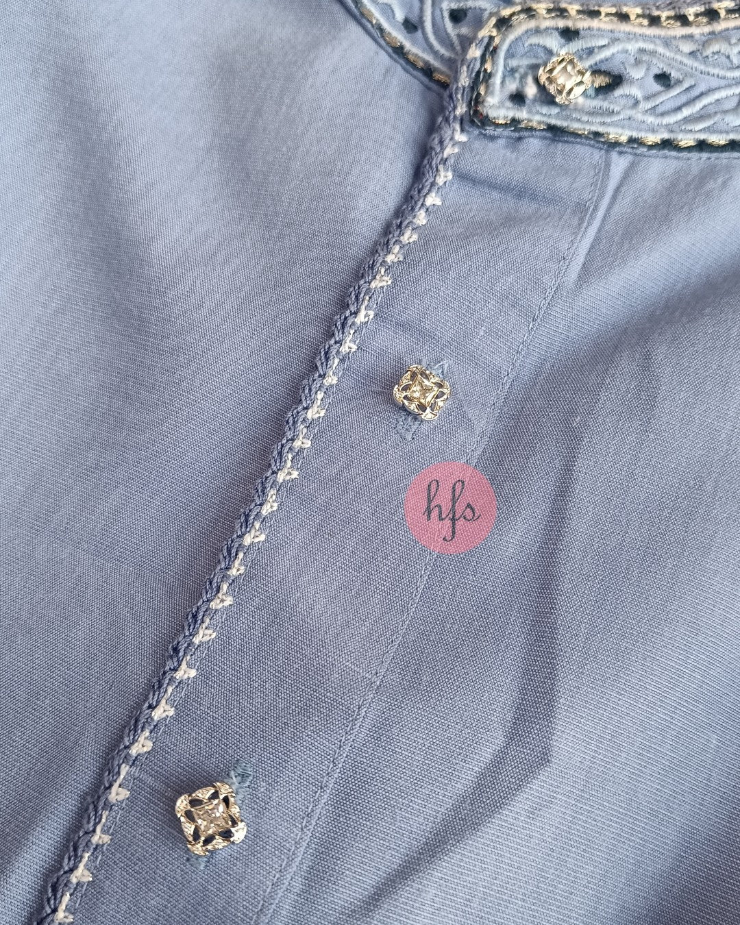 Crystal Quatrefoil Kurta Buttons 4pc set