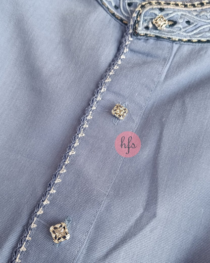 Crystal Quatrefoil Kurta Buttons 4pc set