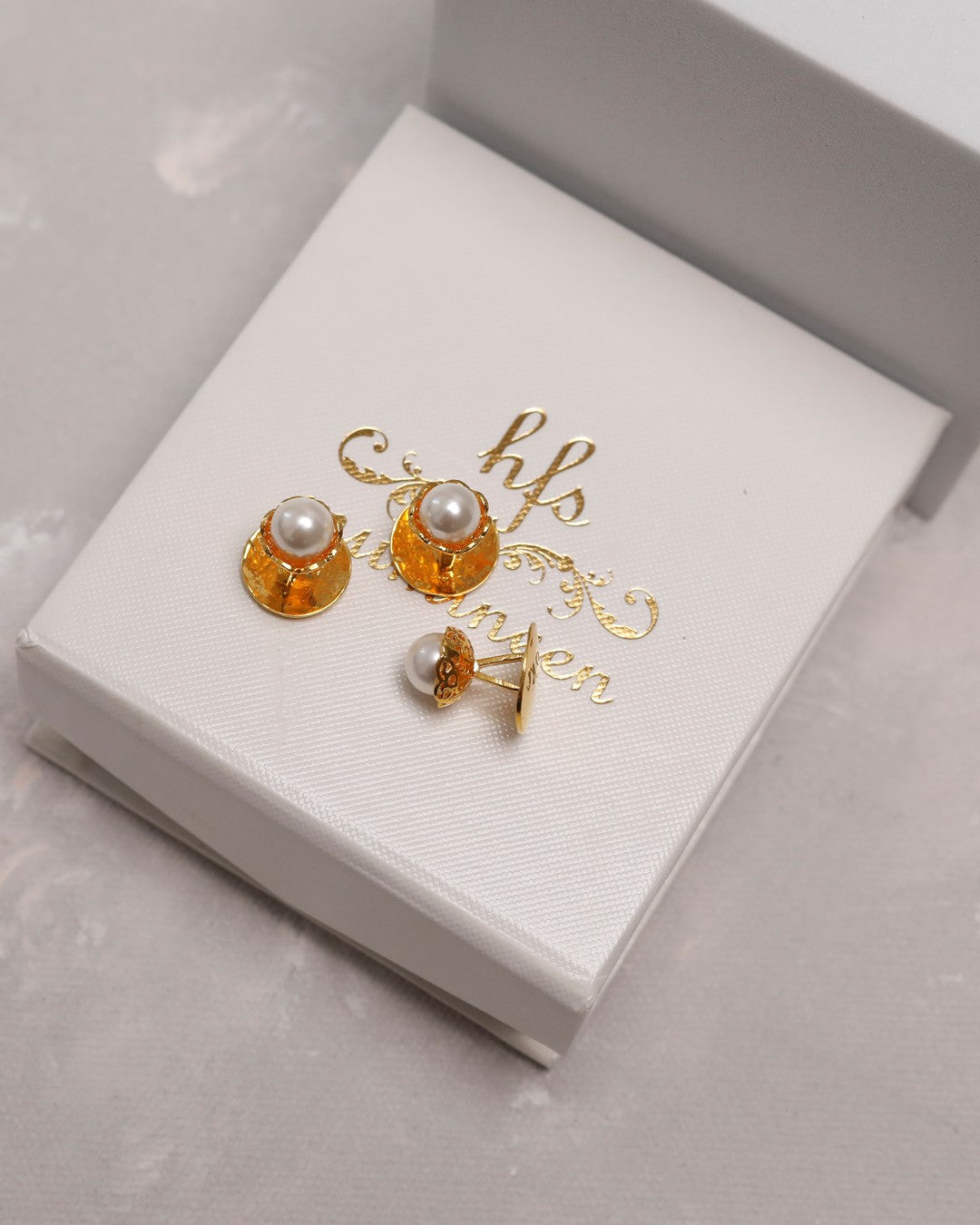 Pearl Gold Kurta Buttons