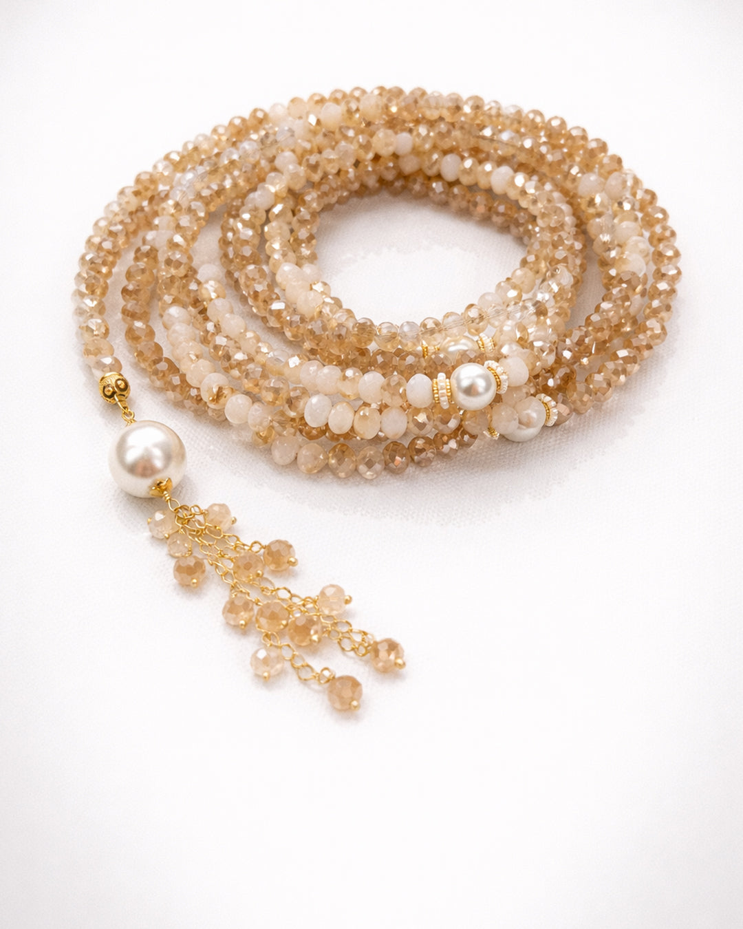 Crystal Gold Shimmer 500 count tasbih