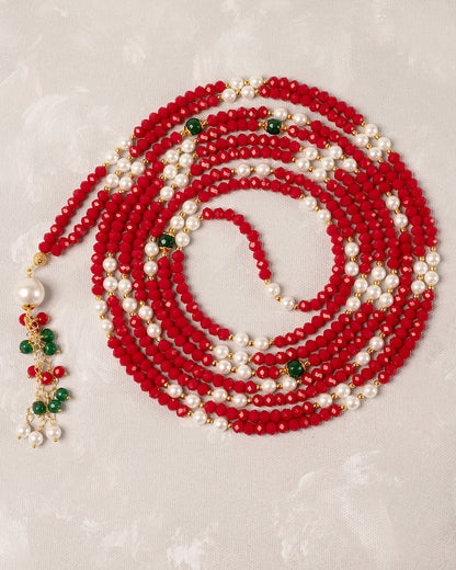 Crystal Pearl Red 500 count tasbih