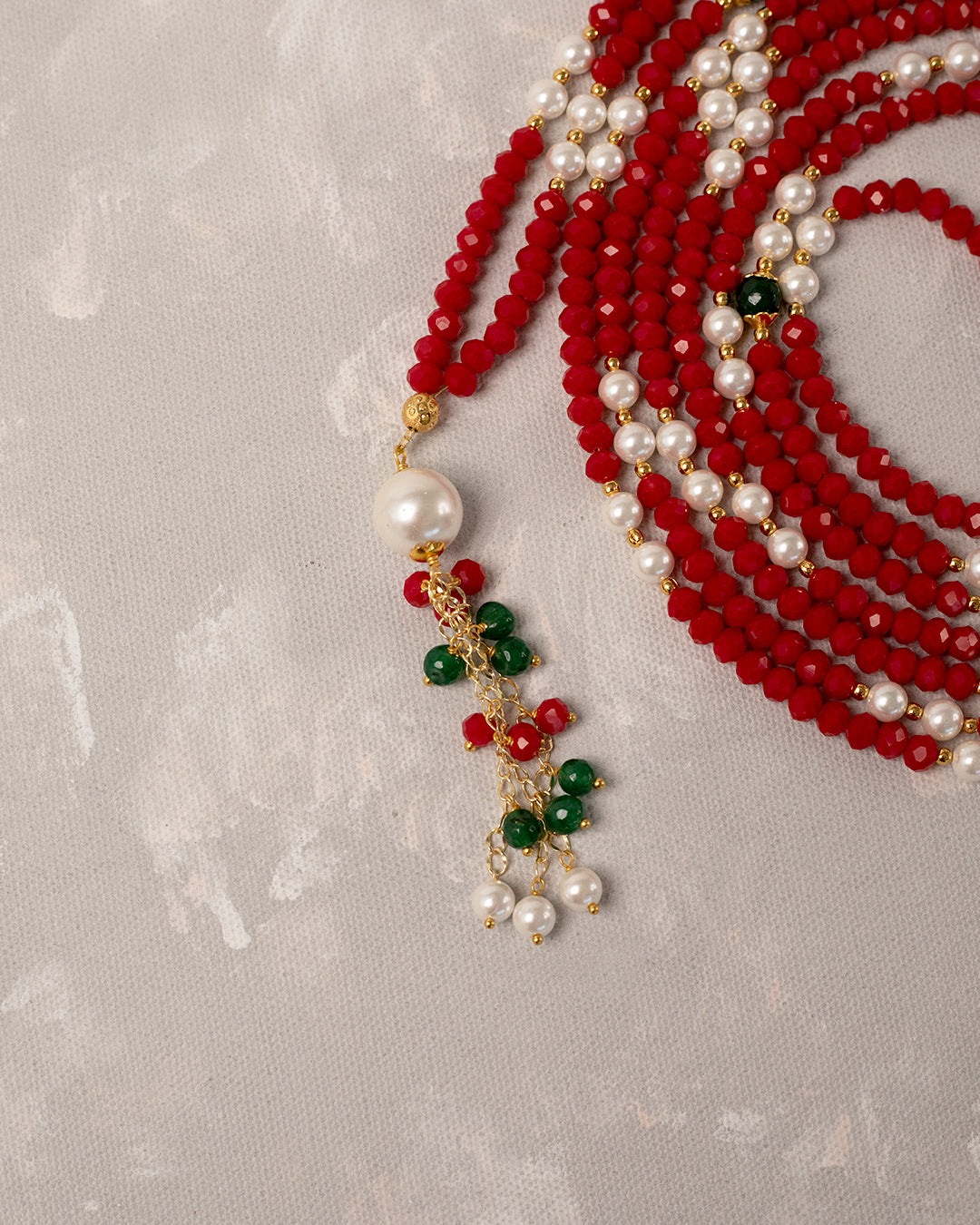 Crystal Pearl Red 500 count tasbih
