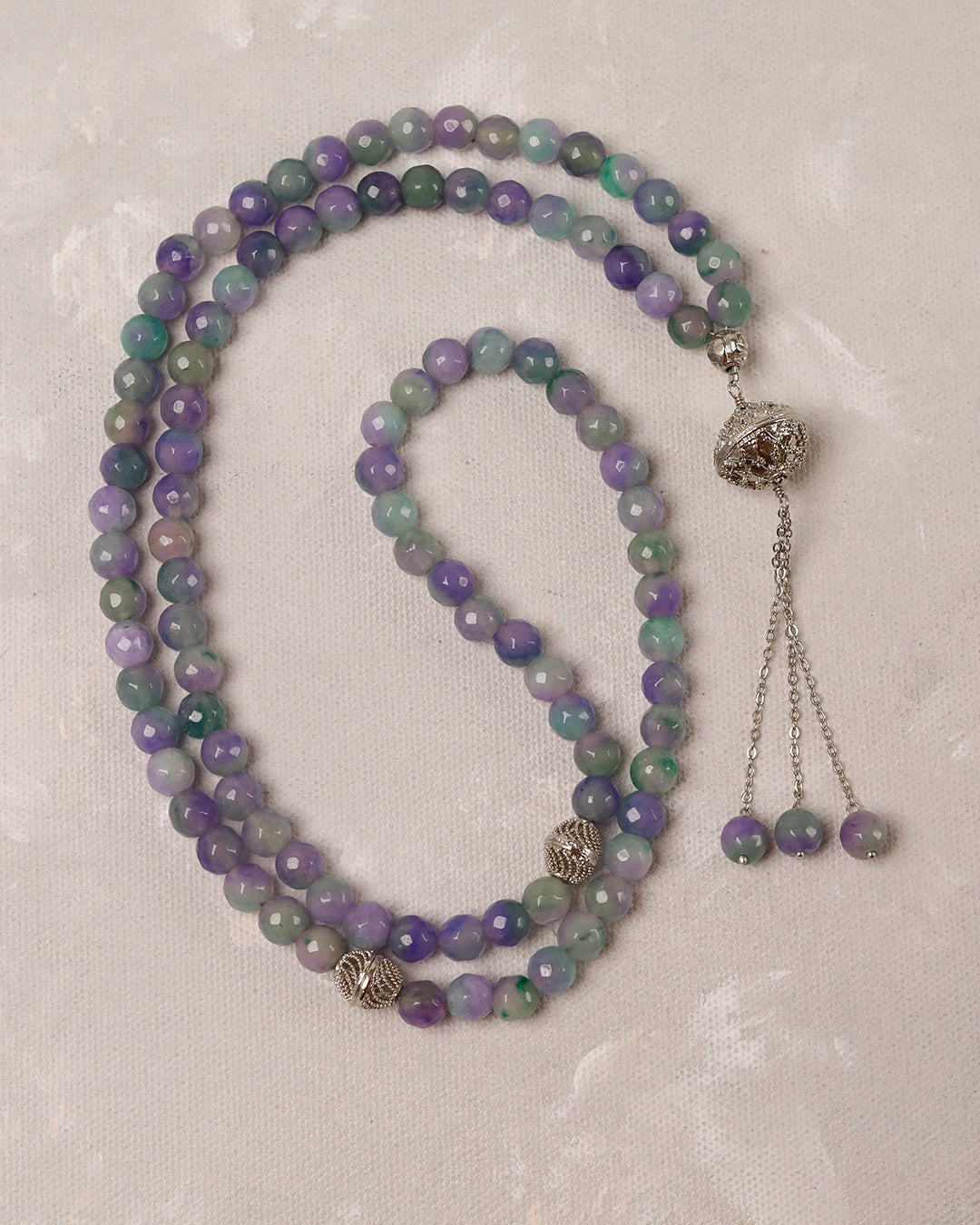 Lavender Agate 100 count tasbih