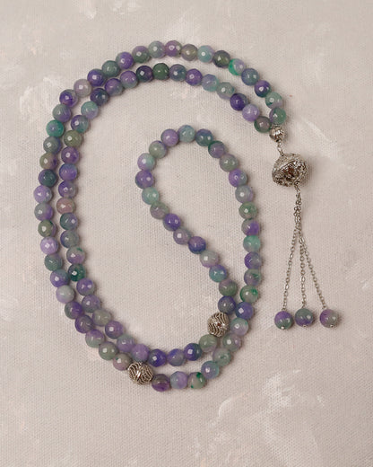 Lavender Agate 100 count tasbih