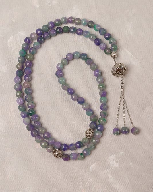 Lavender Agate 100 count tasbih