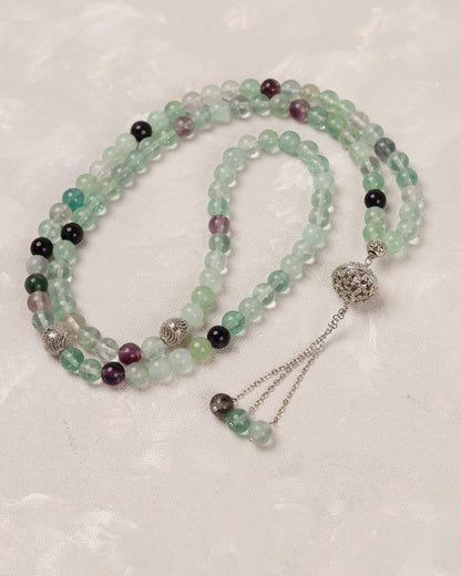 Natural Fluorite 100 count tasbih