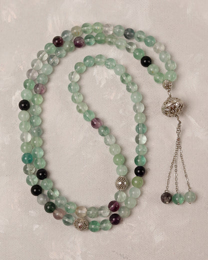 Natural Fluorite 100 count tasbih