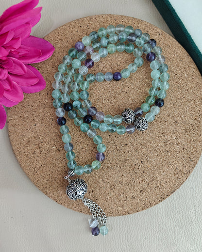 Natural Fluorite 100 count tasbih