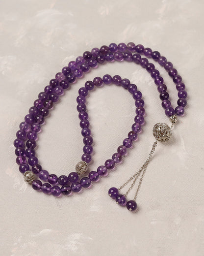 Natural Amethsty 100 count tasbih