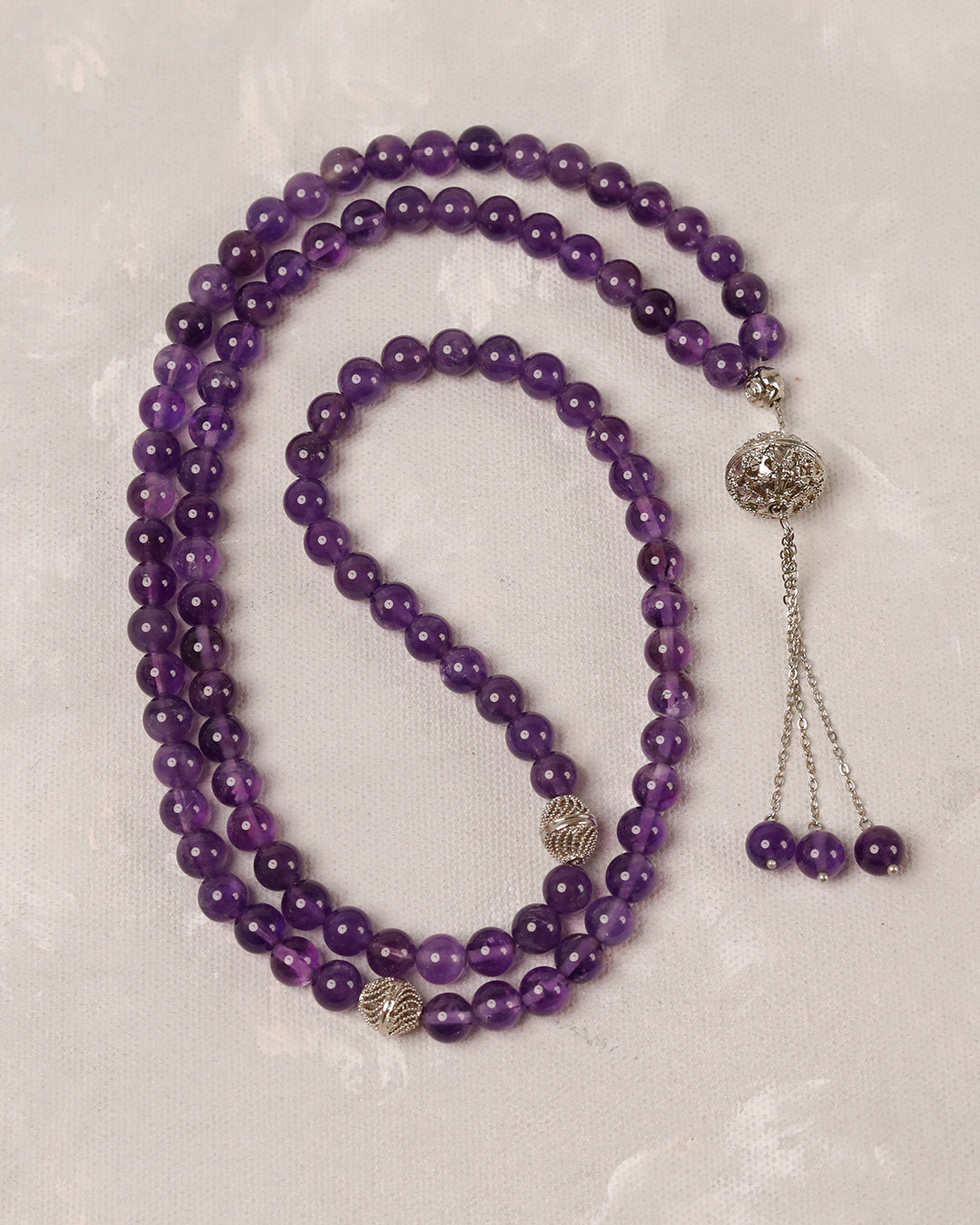 Natural Amethsty 100 count tasbih