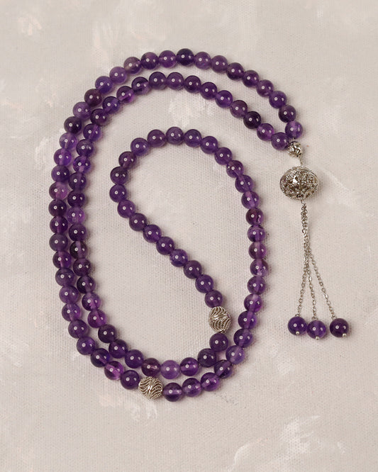 Natural Amethsty 100 count tasbih
