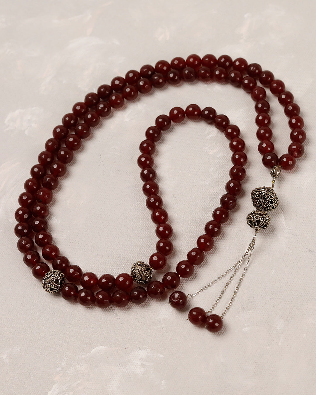 Blood Ruby Big Bead 100 count tasbih