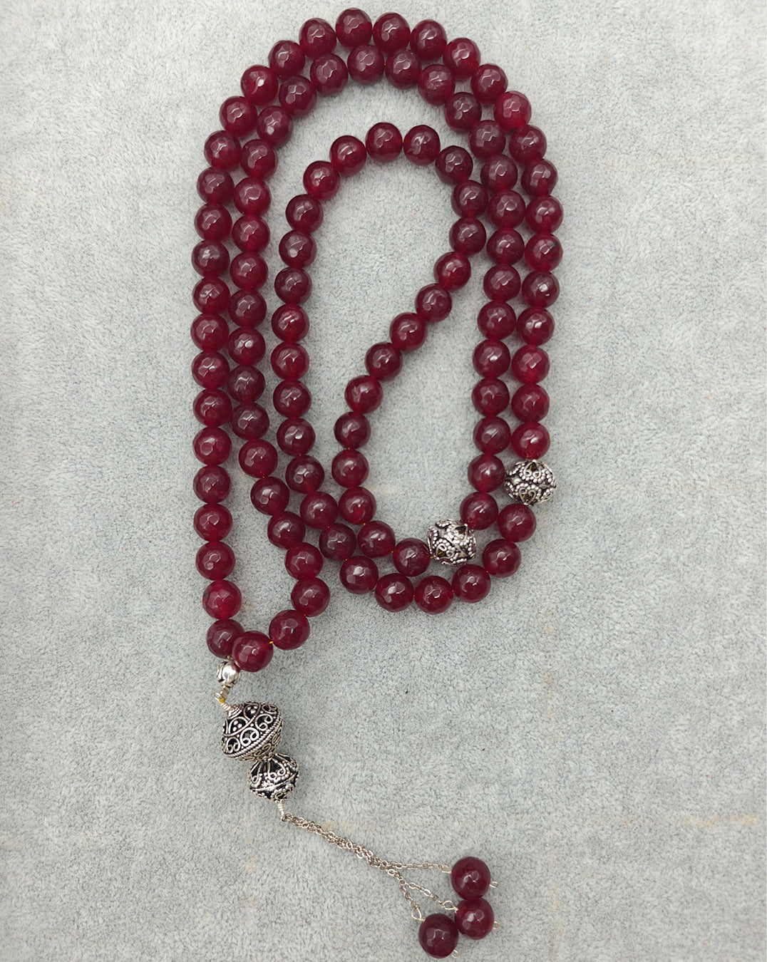 Blood Ruby Big Bead 100 count tasbih