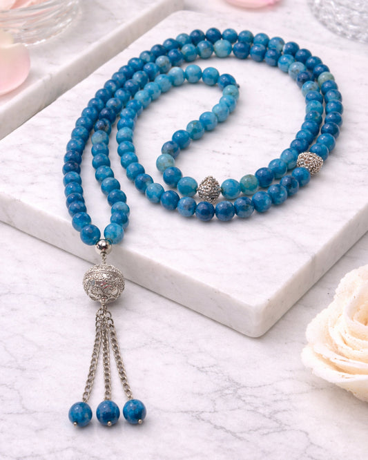 Denim Aagte Big Bead 100 count tasbih