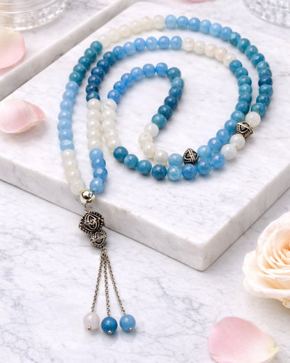 Ocean Mix Agate 100 count tasbih