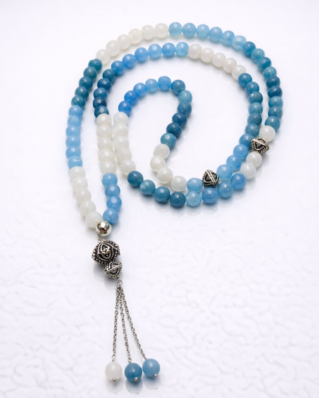 Ocean Mix Agate 100 count tasbih