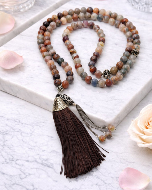 Turkish Brown Aqeeq 100 count tasbih