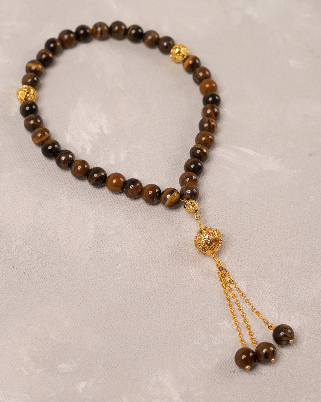 Natural Tiger Eye 33 count tasbih