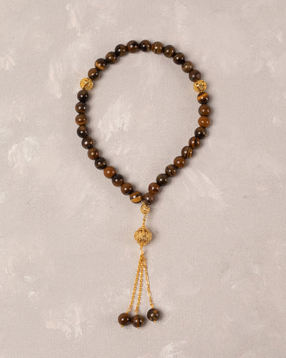Natural Tiger Eye 33 count tasbih