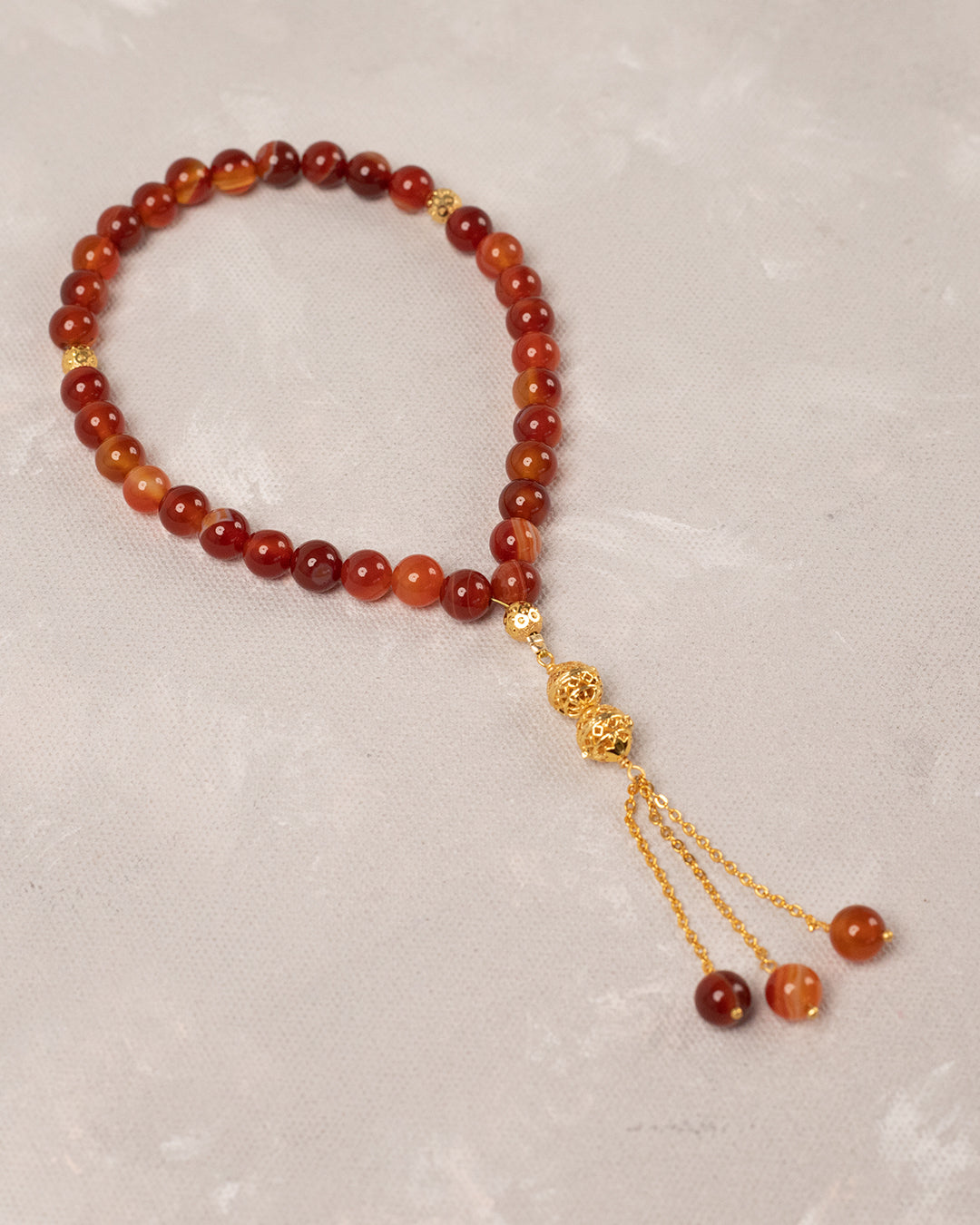 Sulemani Aqeeq 33 count tasbih