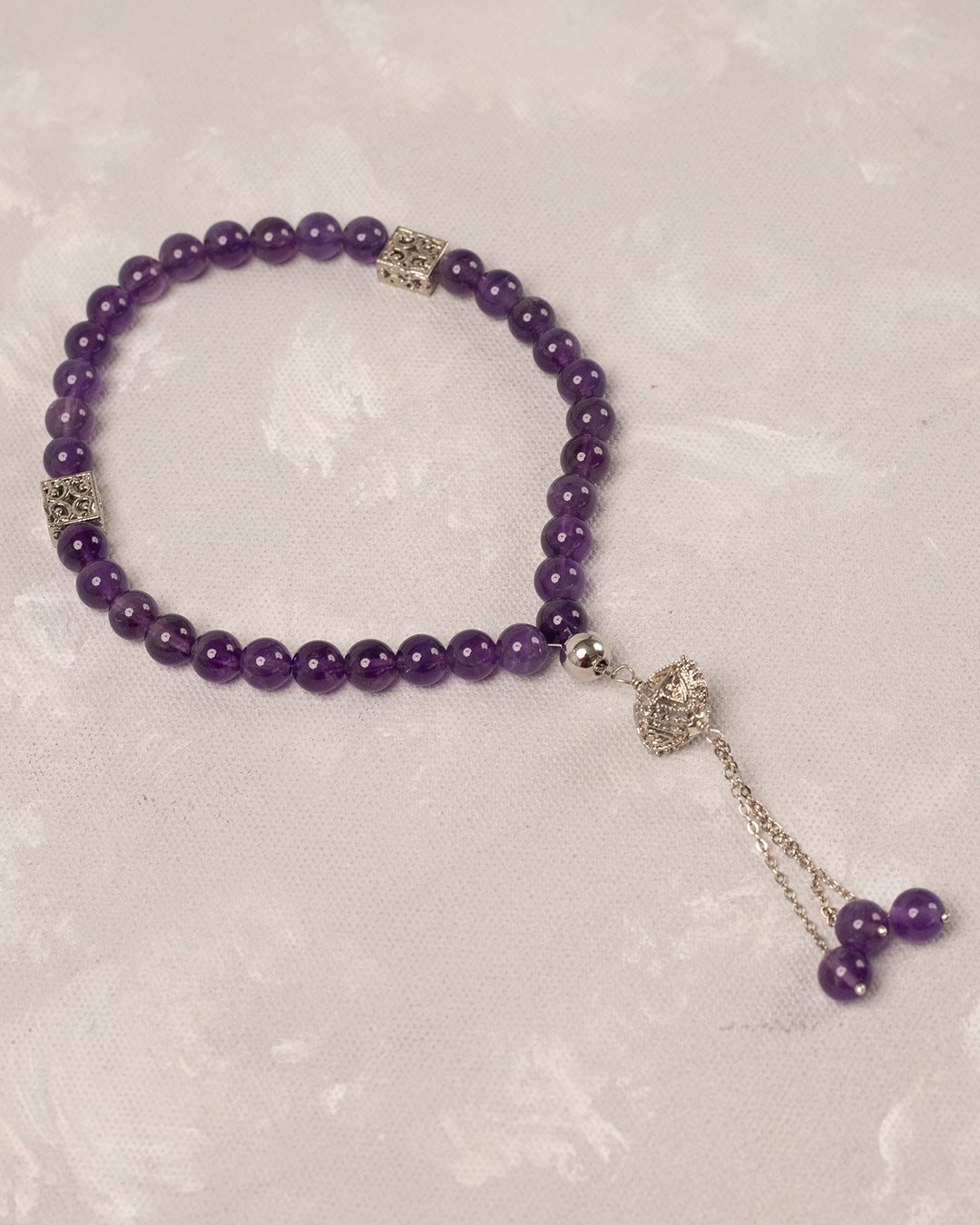 Natural Amethsty 33 count tasbih