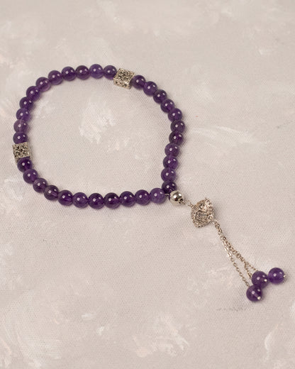 Natural Amethsty 33 count tasbih