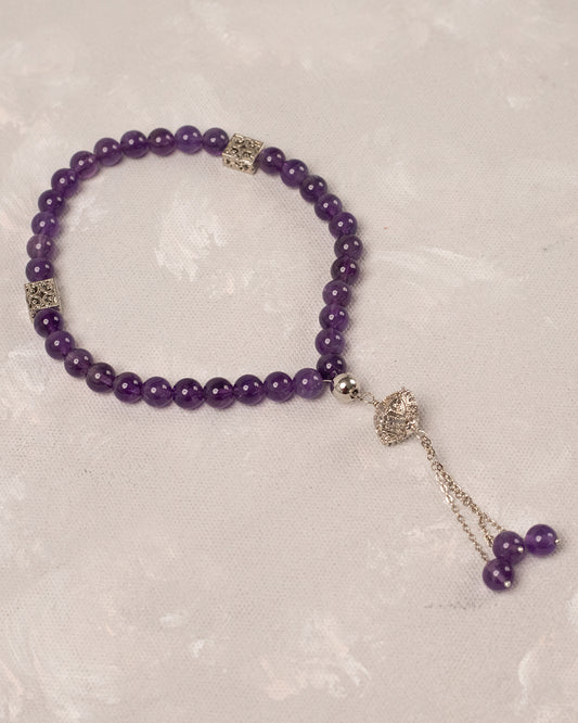 Natural Amethsty 33 count tasbih