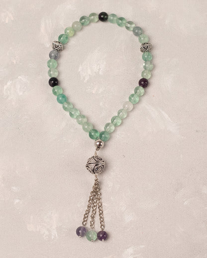 Natural Fluorite 33 count tasbih