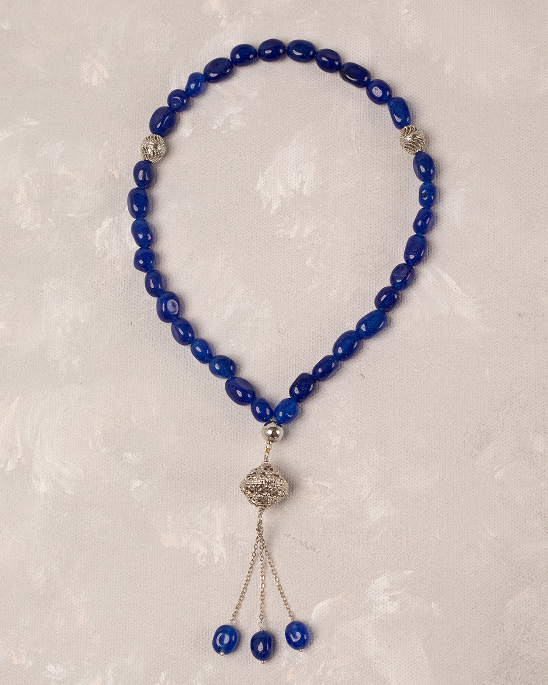 Blue Tumble Aagte 33 count tasbih