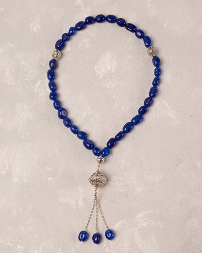 Blue Tumble Aagte 33 count tasbih