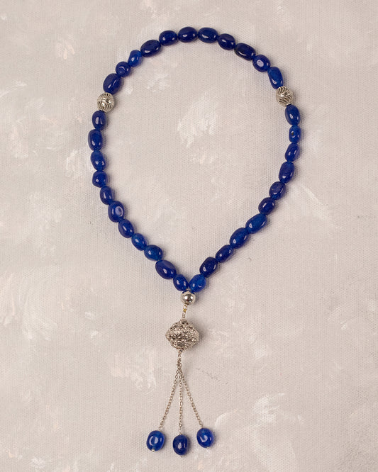 Blue Tumble Aagte 33 count tasbih