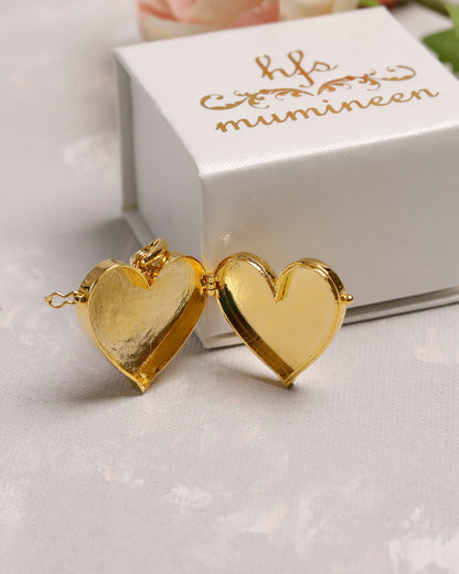 Panjatan-e-Pak  Heart Pink Taweez - 9k Gold