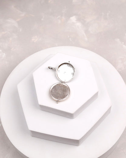 Panjatan-e-Pak Round Taweez -  925 Silver