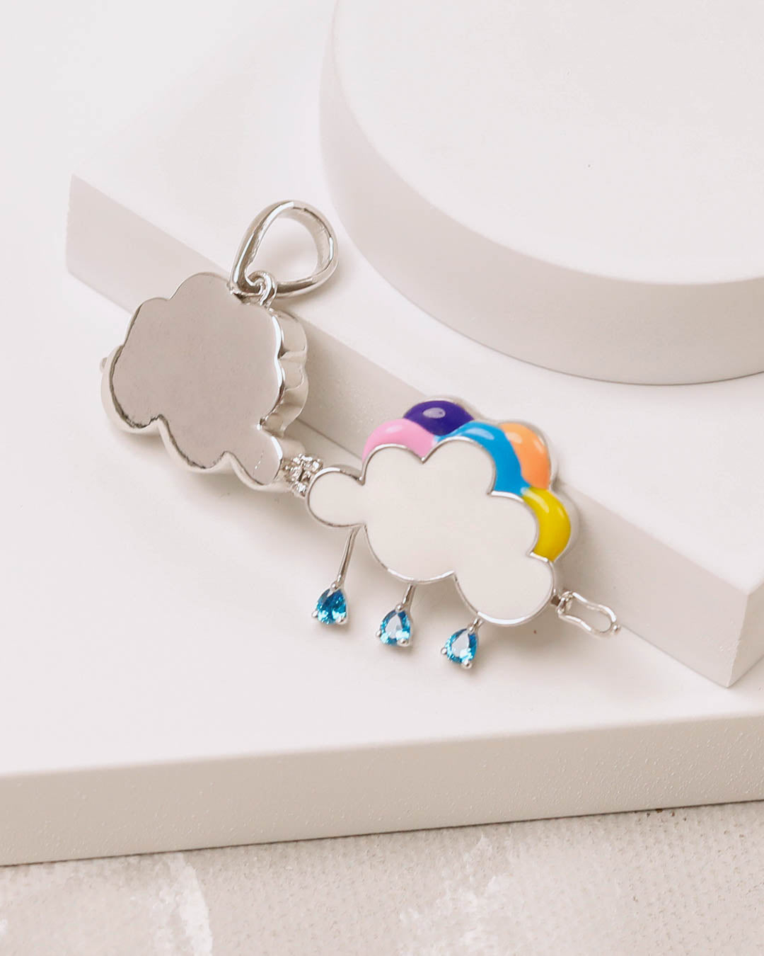 Rainbow Cloud Taweez-925 Silver
