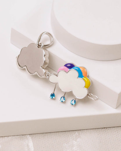 Rainbow Cloud Taweez-925 Silver