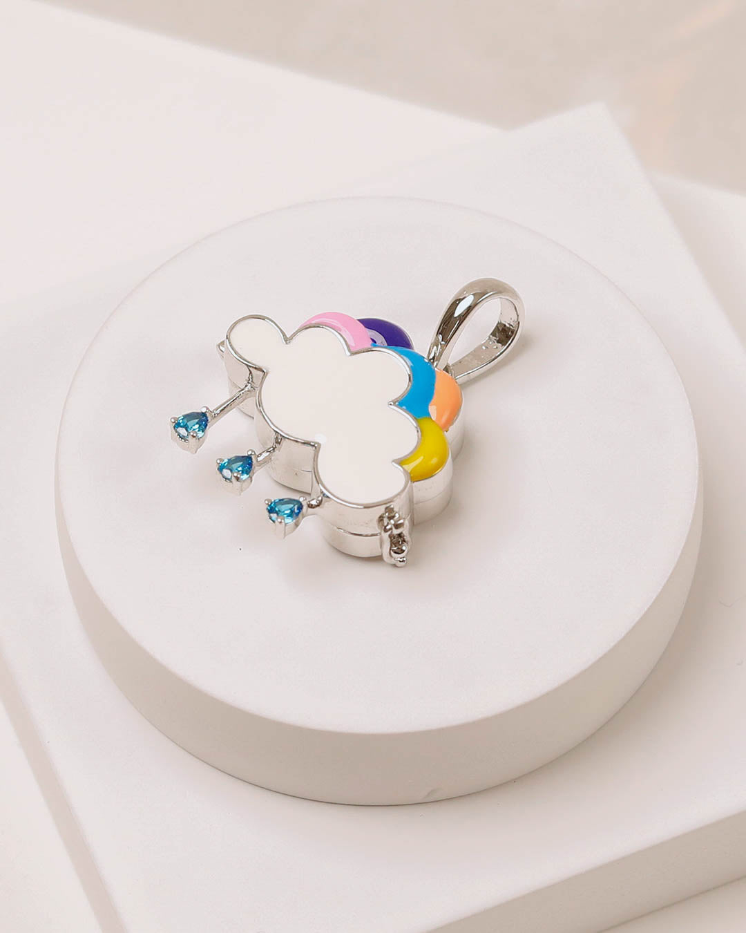 Rainbow Cloud Taweez-925 Silver