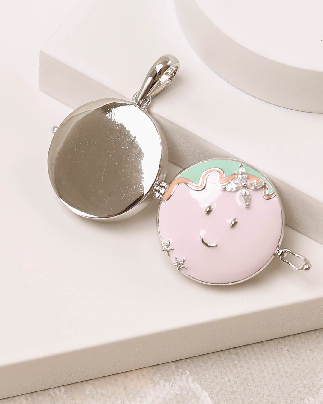 Smiling Taweez - 925 Silver