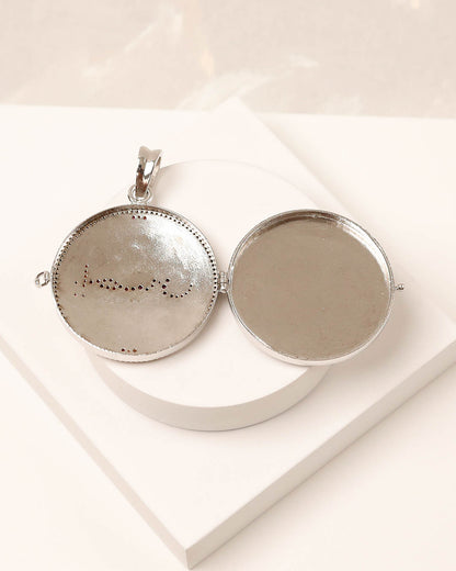 Ashara Panjatan Pave Taweez - 925 Silver