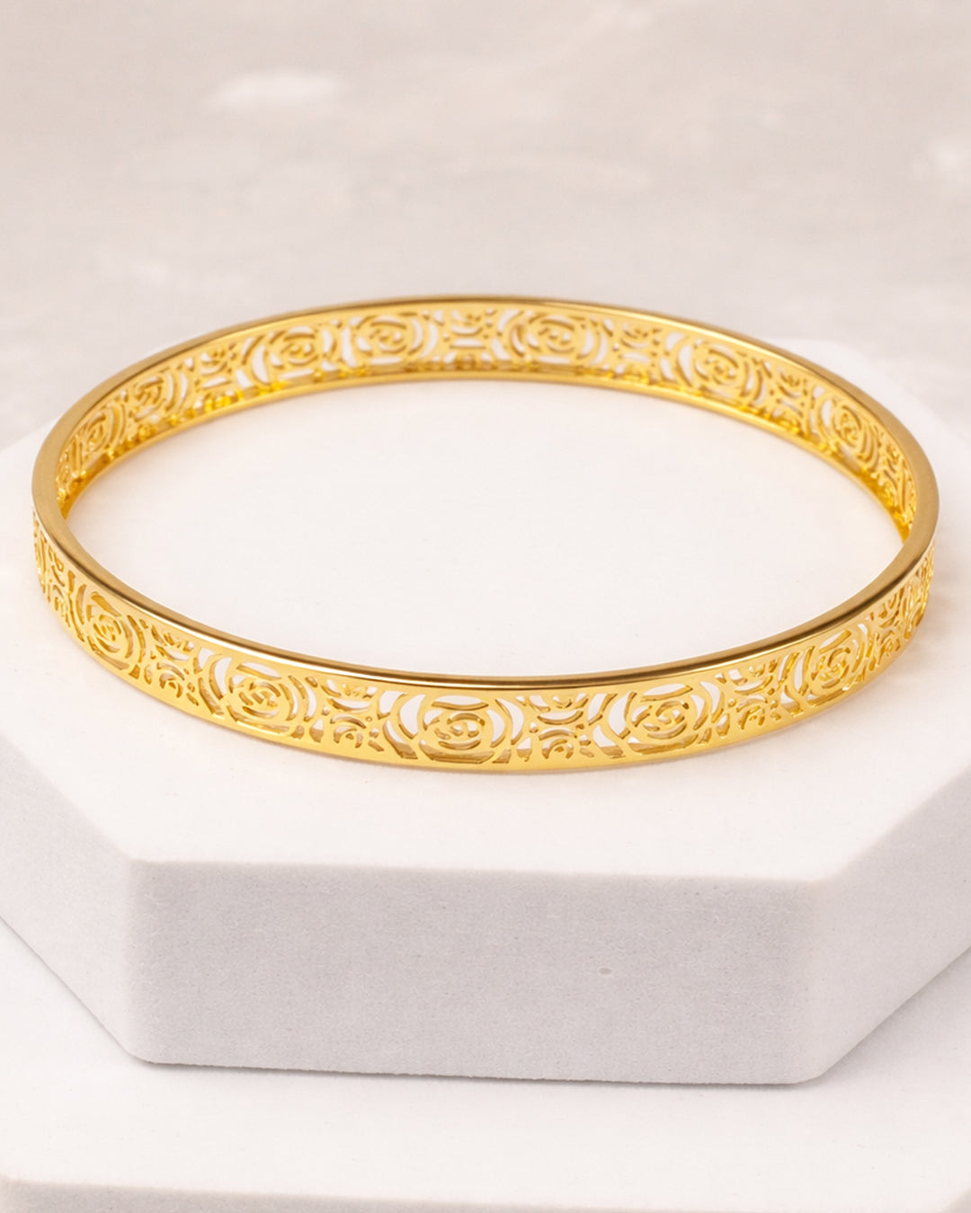 Rose Bangle (925 Silver)