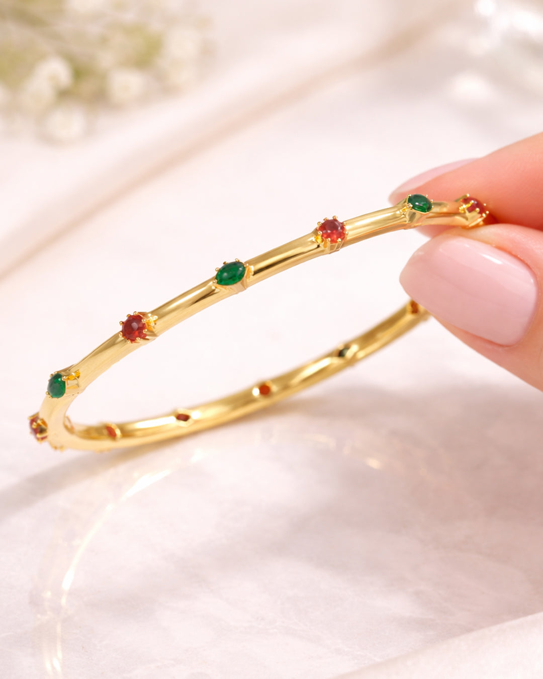 Roohani Traditional Bangle (925 Silver)