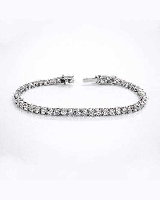 Classic Swarovski Tennis Bracelet (925 Silver)