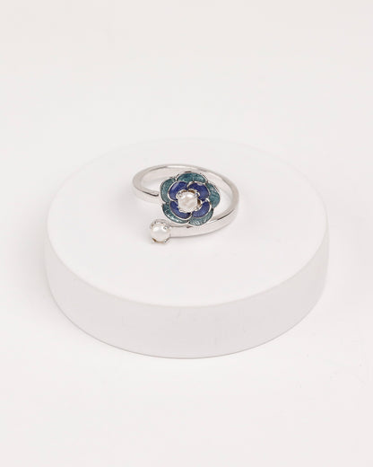 Rosetta Demin Bracelet with Ring (925 Silver)
