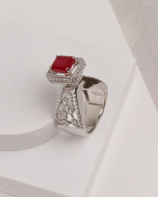 Regent Royale Ruby Ring (925 Silver)