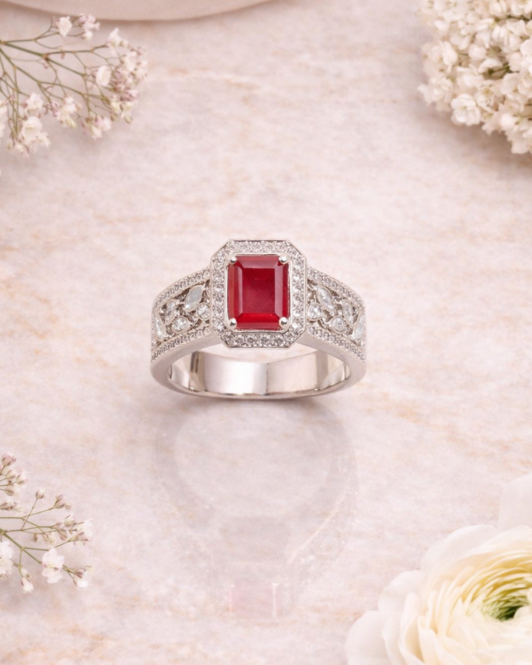 Regent Royale Ruby Ring (925 Silver)