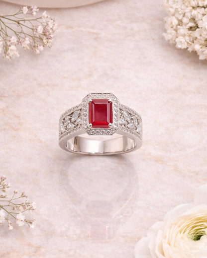 Regent Royale Ruby Ring (925 Silver)